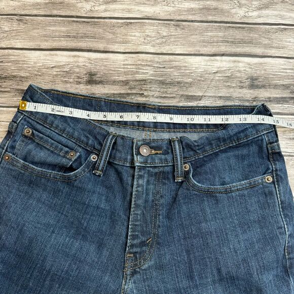 Levi's Men's 511 Slim Fit Dark Blue Denim Jeans W31 L30 31 x 30 Straight Leg Zip - Picture 9 of 11